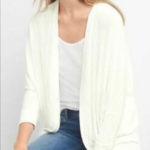 Gap Softspun Open Front Cardigan - Off White M